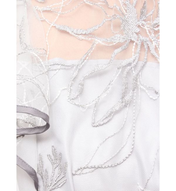 MERCURYDUO「エンブロイダリーラッフルワンピース」|ワンピース|