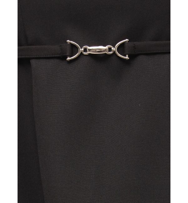 MERCURYDUO「ペプラムビスチェパンツセットアップ」|オールインワン|