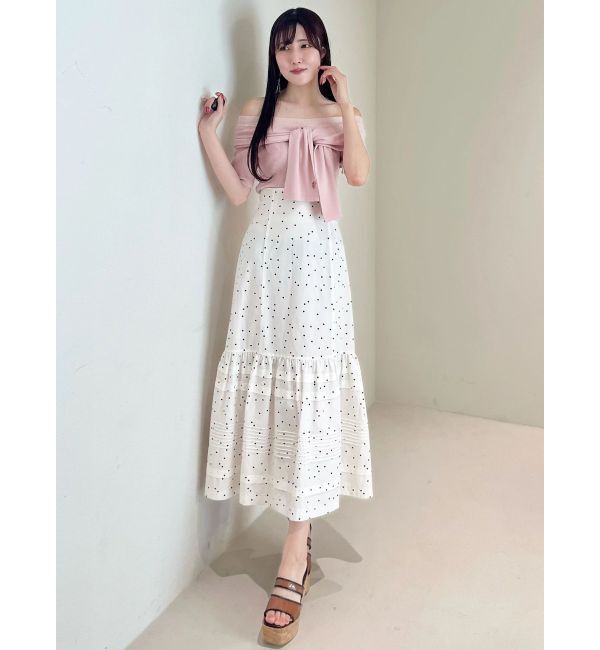 MERCURYDUO「タックティアードスカート」|スカート|