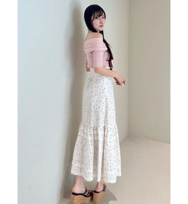 MERCURYDUO「タックティアードスカート」|スカート|