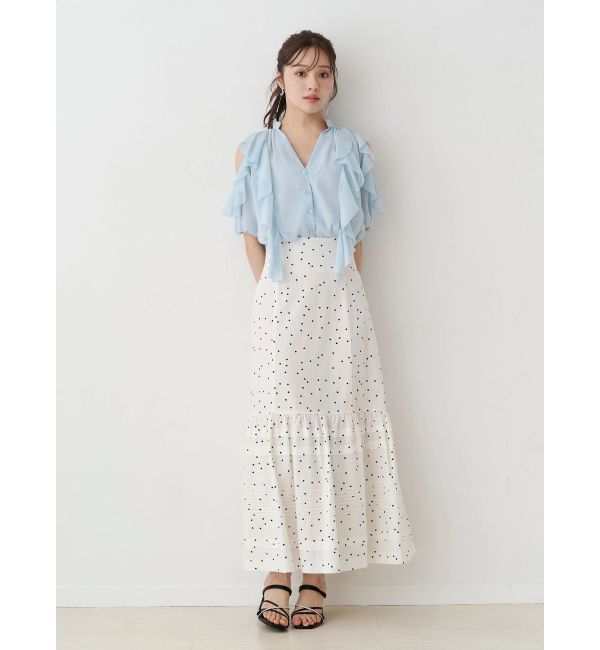 MERCURYDUO「タックティアードスカート」|スカート|