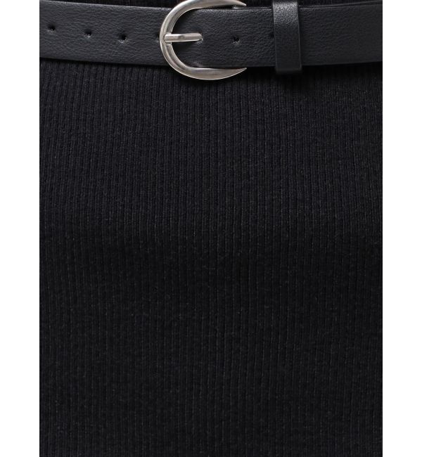 MURUA「スカートレイヤードニットフレアパンツ」|その他|