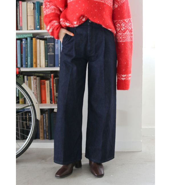 Ungrid「タックルーズデニム」|デニム|