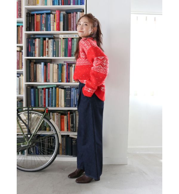 Ungrid「タックルーズデニム」|デニム|