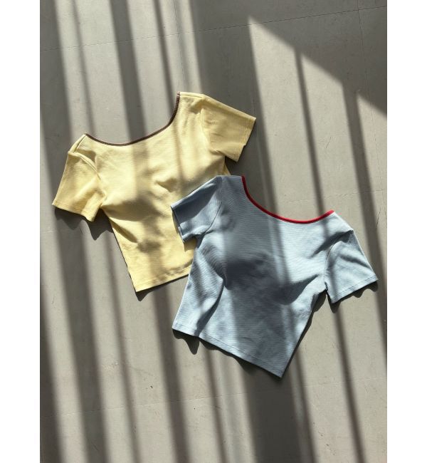 Ungrid「【Ungrid&times;AMPHI】カップ付きトップス」|Tシャツ・カットソー|