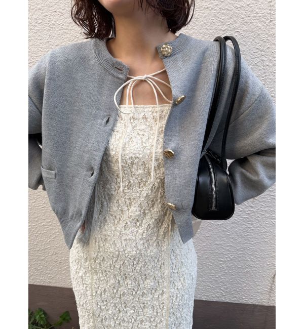 LAGUNAMOON「フォルムニットカーディガン」|カーディガン|