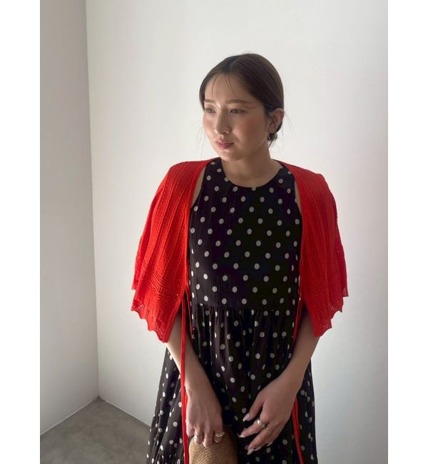 LAGUNAMOON「2WAYシアードットプリントギャザーフレアワンピース」|ワンピース|