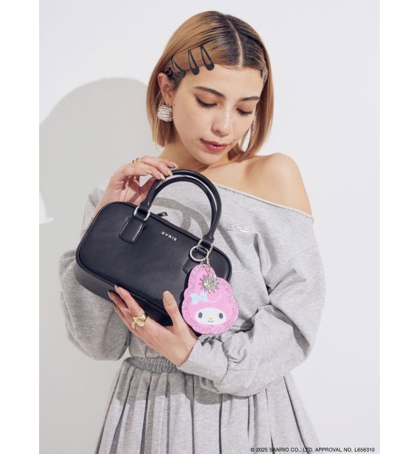 EVRIS「【メロクロコラボ】マイメロディグリッターミラーキーホルダー」|チャーム・キーホルダー|