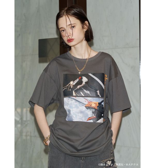 jouetie「【TVアニメ『チェンソーマン』】シーンBIGTシャツ」|Tシャツ・カットソー|ブラック