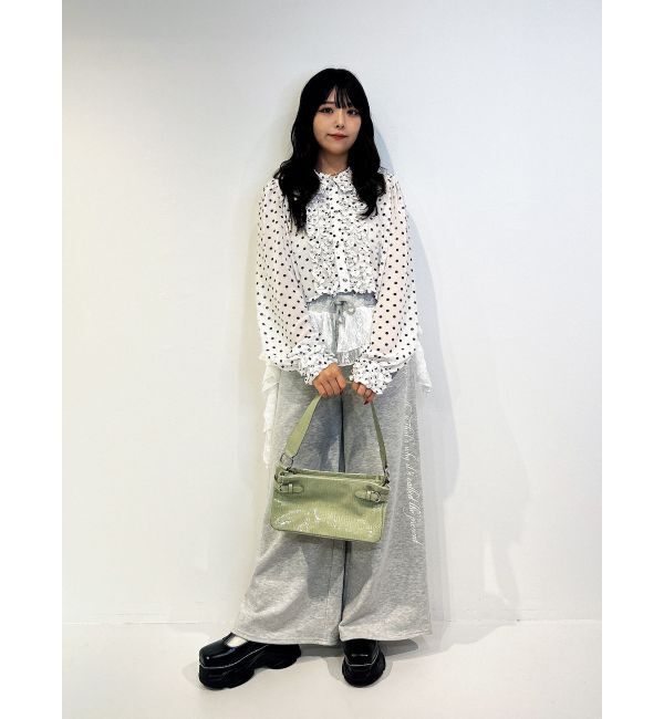 jouetie「シアーフリルショートブラウス」|シャツ・ブラウス|