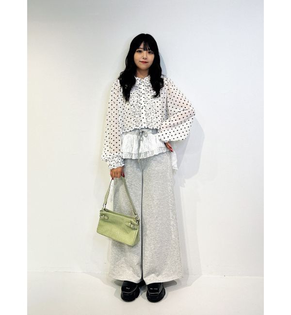 jouetie「シアーフリルショートブラウス」|シャツ・ブラウス|