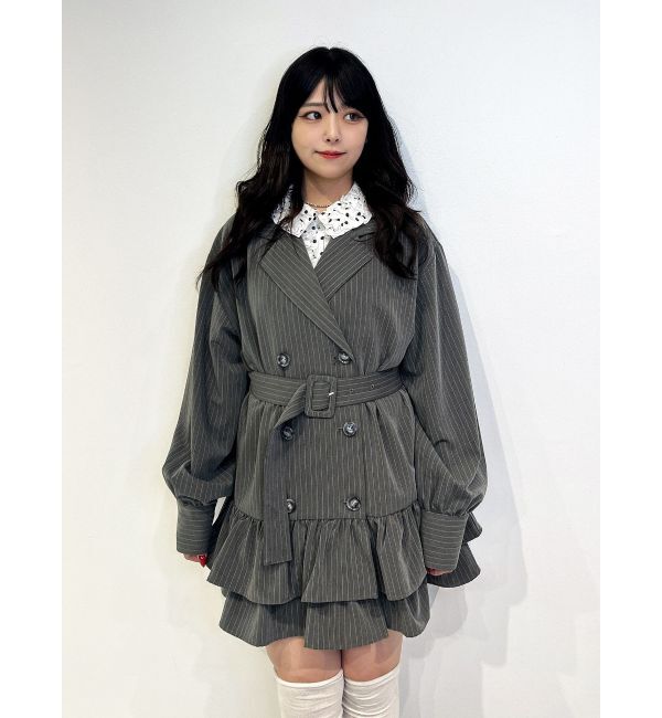 jouetie「シアーフリルショートブラウス」|シャツ・ブラウス|