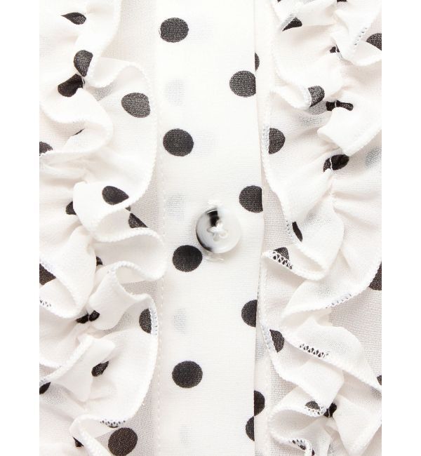 jouetie「シアーフリルショートブラウス」|シャツ・ブラウス|