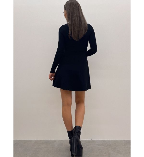 GYDA「GYGYプレートタイトスウェットフレアワンピース」|ワンピース|