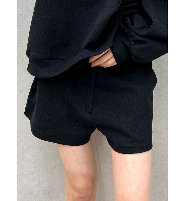 GYDA「POSH FADITAL ロゴショートパンツ【SETUP着用可】」|その他|ブラック