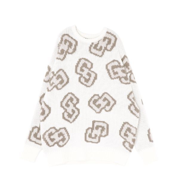 GYDA「GG FRAME ニットトップス」|ニット・セーター|