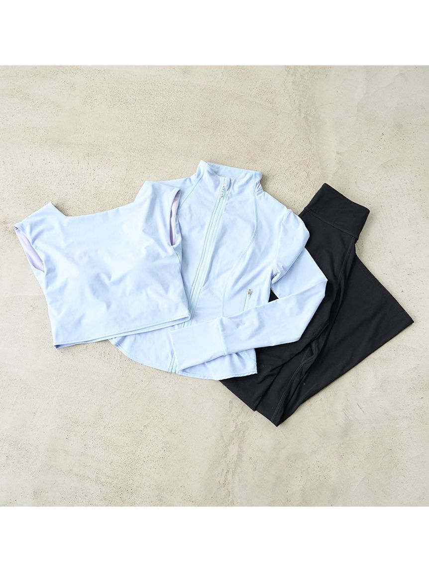 emmi yoga「サステナレッチUnity フレアパンツ」|チノ|