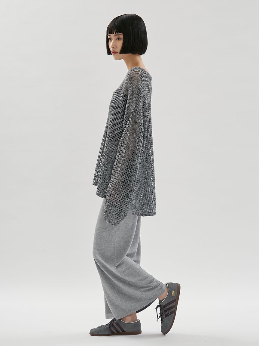 emmi atelier「メッシュニットプルオーバー」|ニット・セーター|
