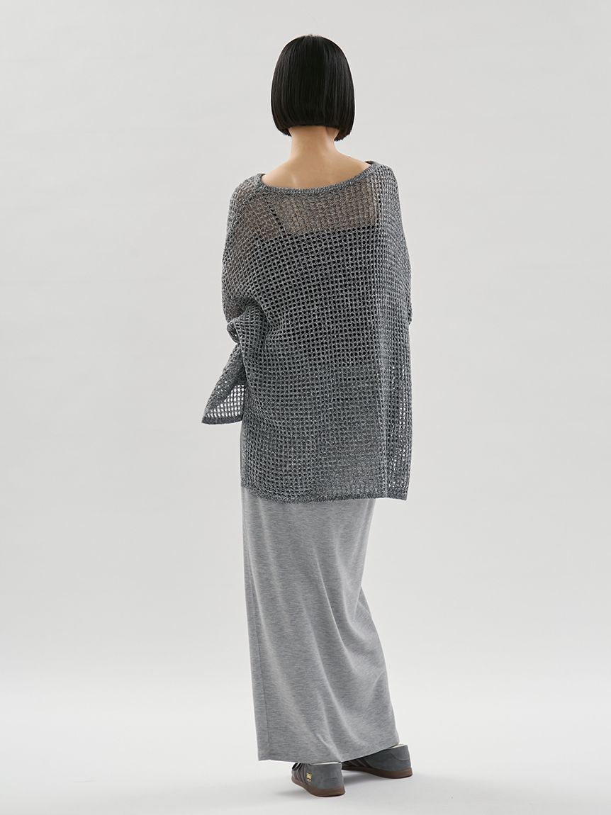 emmi atelier「メッシュニットプルオーバー」|ニット・セーター|