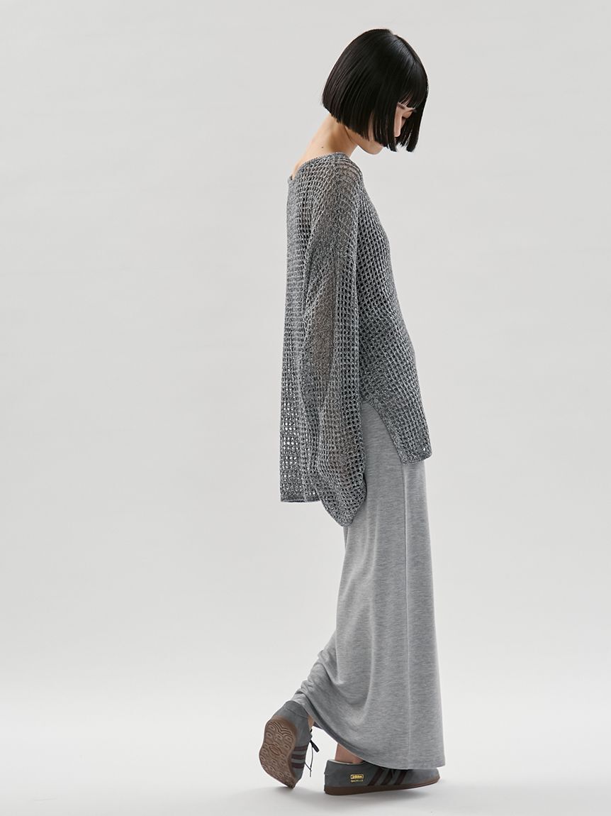 emmi atelier「メッシュニットプルオーバー」|ニット・セーター|