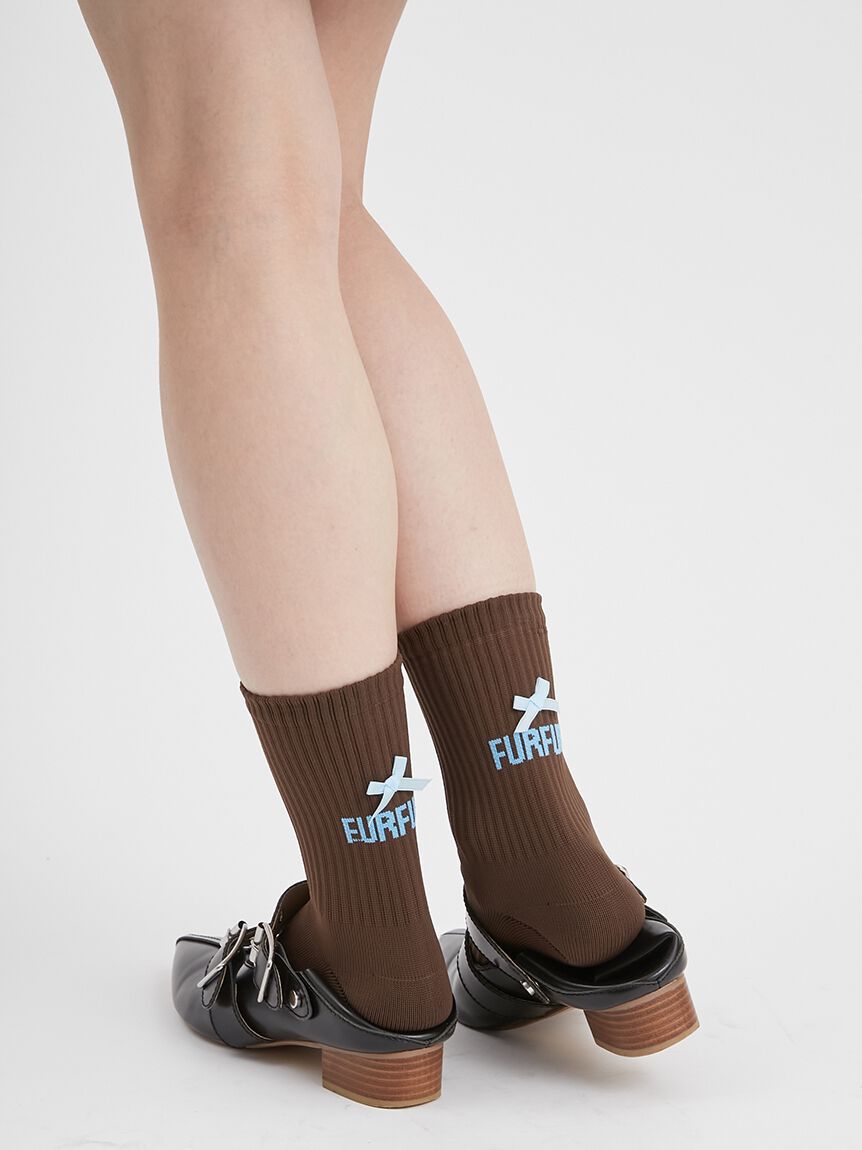 FURFUR「【限定カラー】リボンロゴソックス」|ソックス|