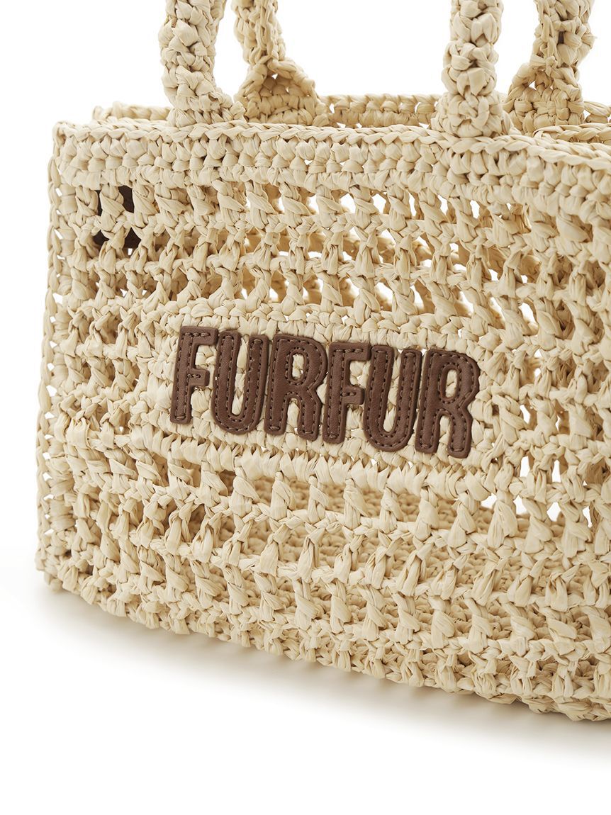 FURFUR「【限定カラー】ラフィアロゴトートバッグ」|トートバッグ|