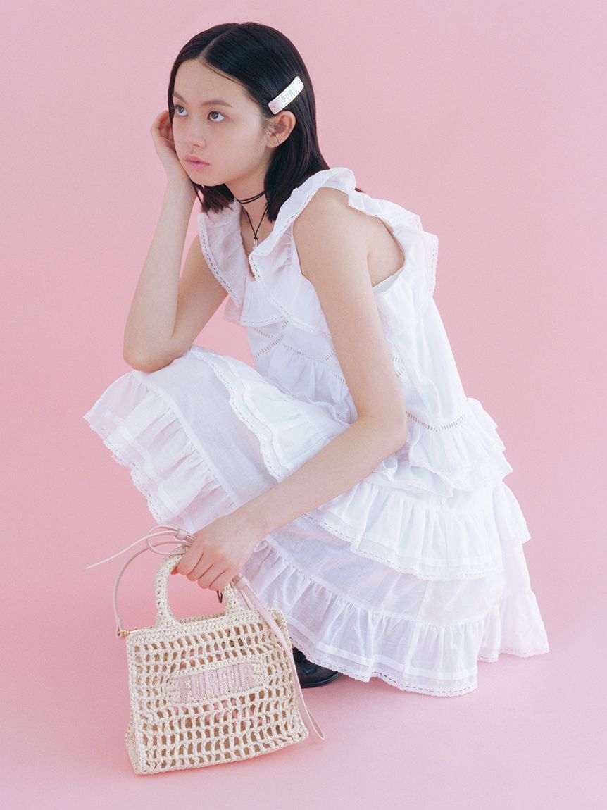 FURFUR「【限定カラー】ラフィアロゴトートバッグ」|トートバッグ|