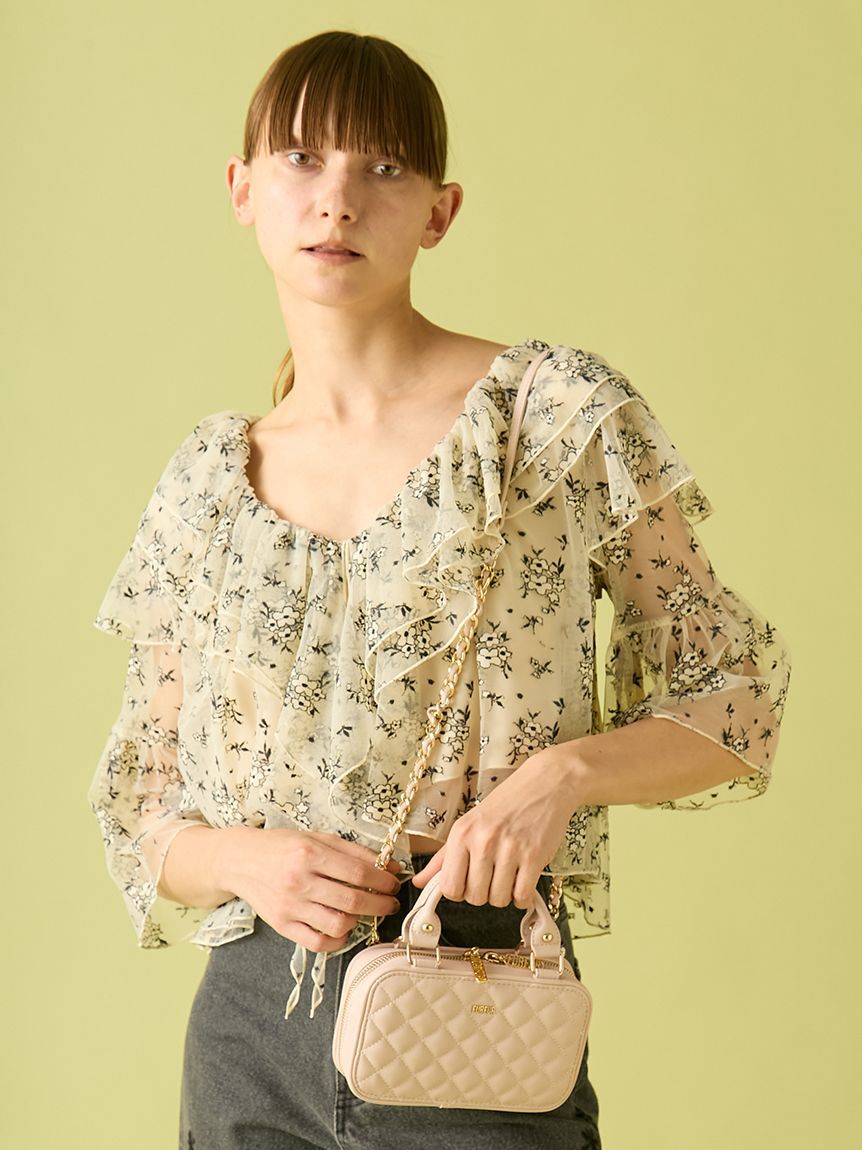 FURFUR「【限定カラー】キルティングフォンホルダー」|ショルダー・メッセンジャー|