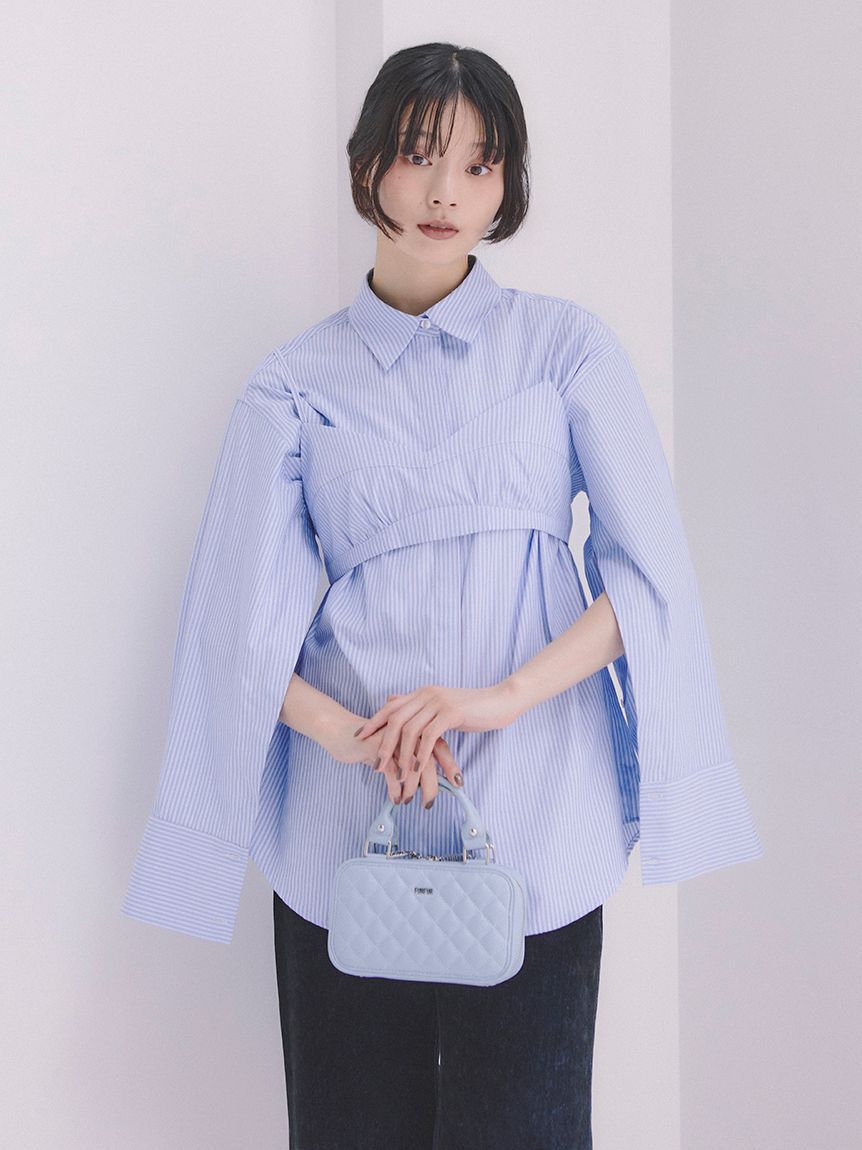 FURFUR「【限定カラー】キルティングフォンホルダー」|ショルダー・メッセンジャー|