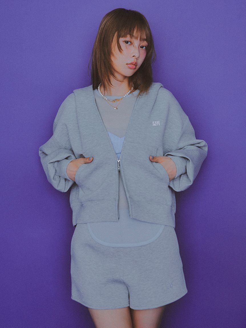 FURFUR「【WEB・一部店舗限定カラー】ロゴ刺繍ポンチパーカー」|パーカー|