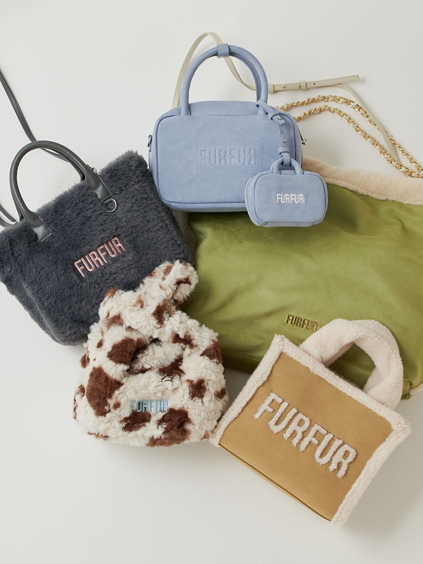 FURFUR「【WEB・一部店舗限定カラー】ムートンロゴトートバッグ」|トートバッグ|