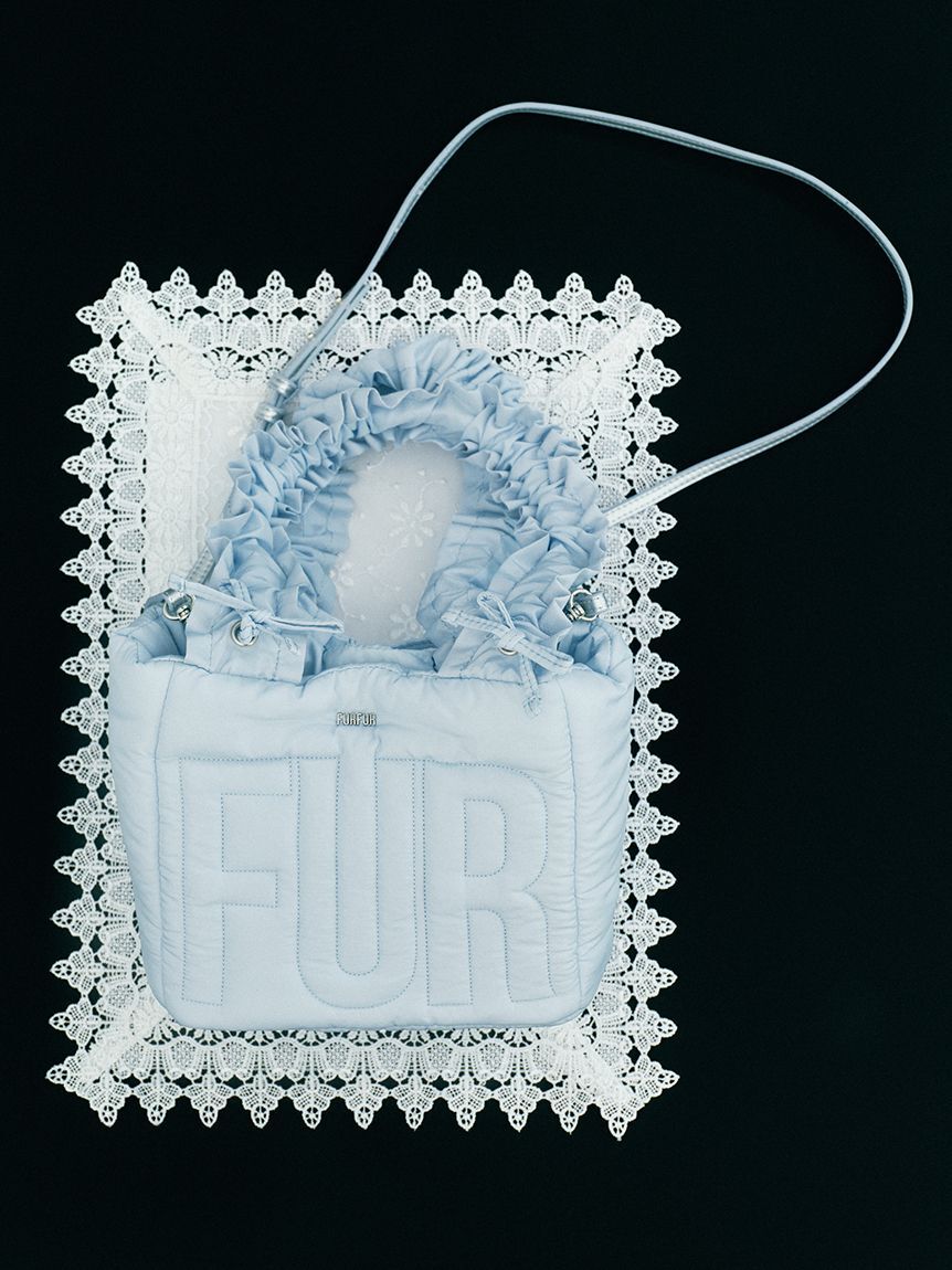 FURFUR「【限定カラー】ロゴパデッドトートバッグ」|トートバッグ|SAX