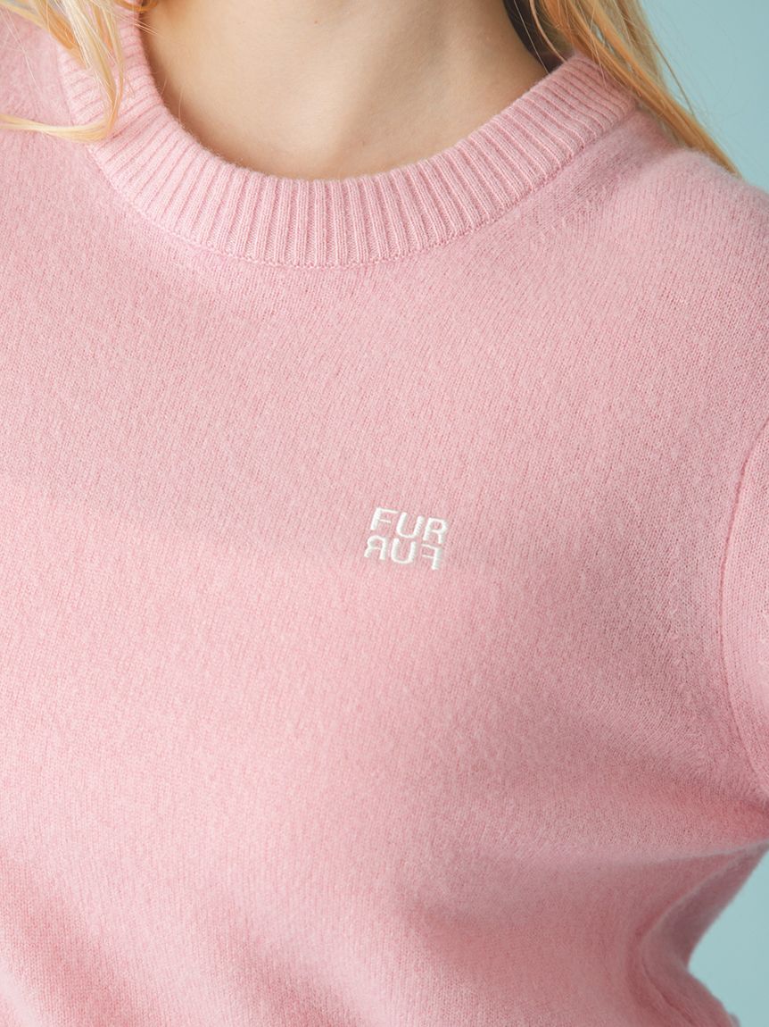 FURFUR「ロゴ刺繍クルーネックセーター」|ニット・セーター|