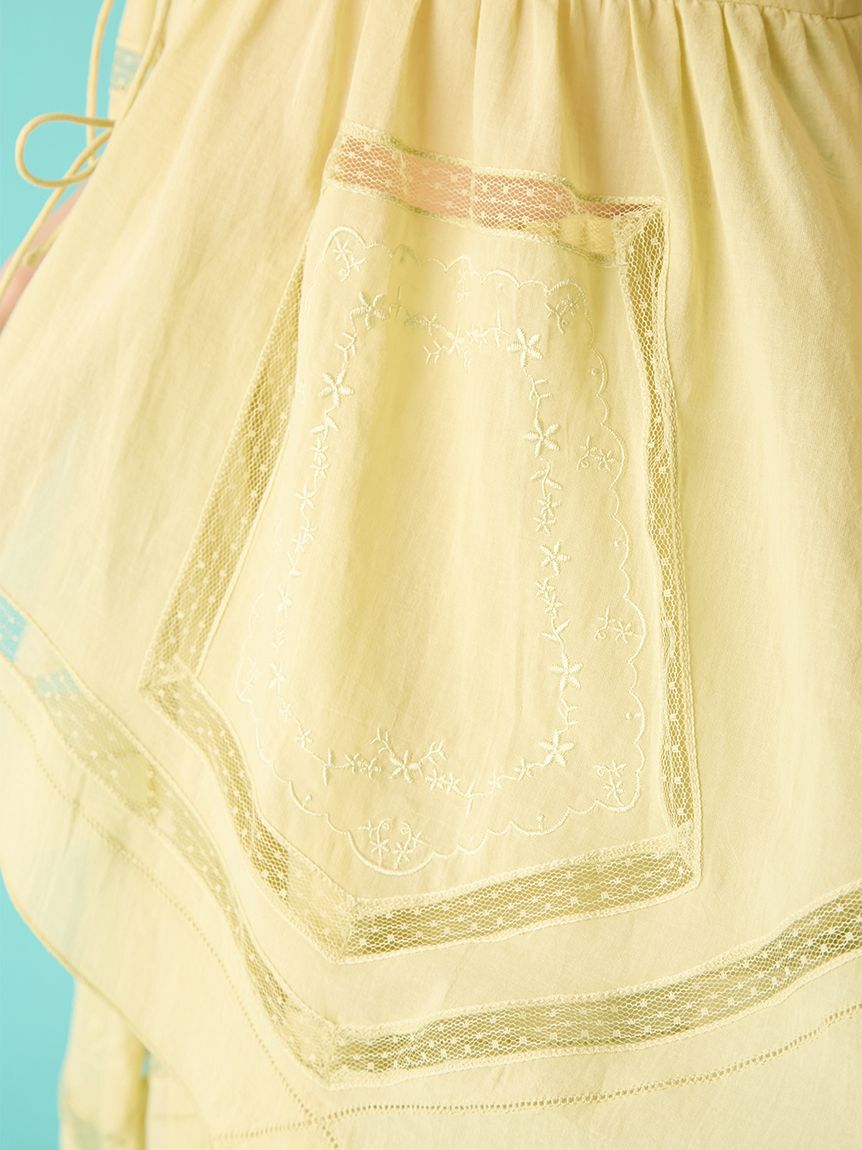 FURFUR「ハンカチ刺繍チュニックブラウス」|シャツ・ブラウス|