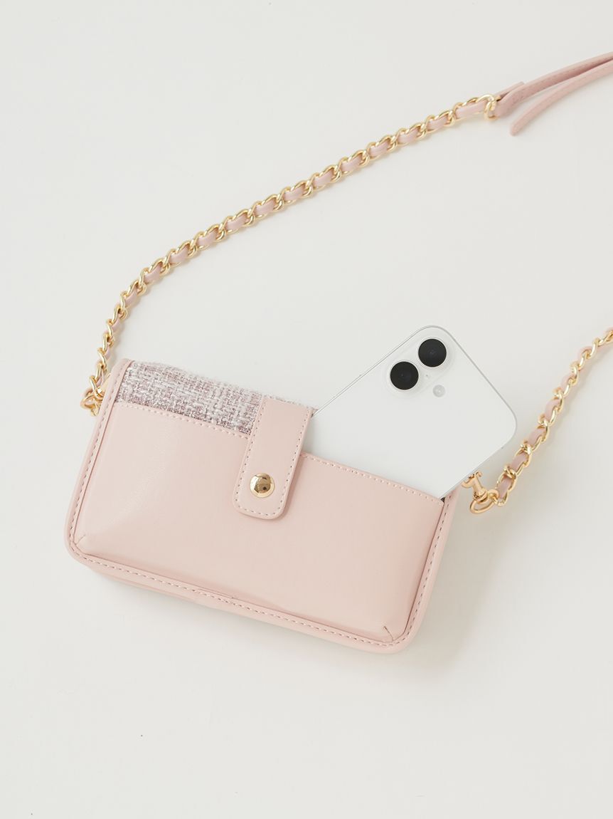 FURFUR「【限定カラー】ツイードロゴフォンホルダー」|ショルダー・メッセンジャー|