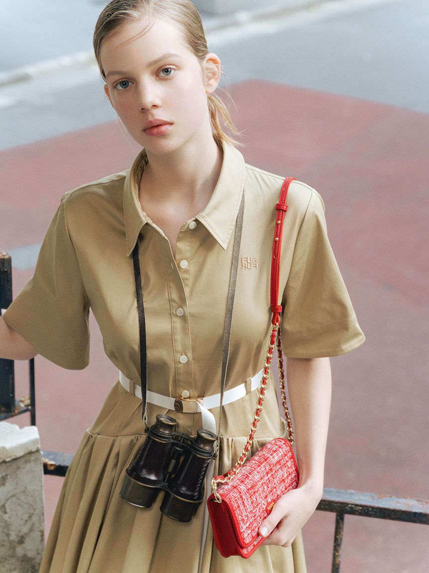 FURFUR「【限定カラー】ツイードロゴフォンホルダー」|ショルダー・メッセンジャー|