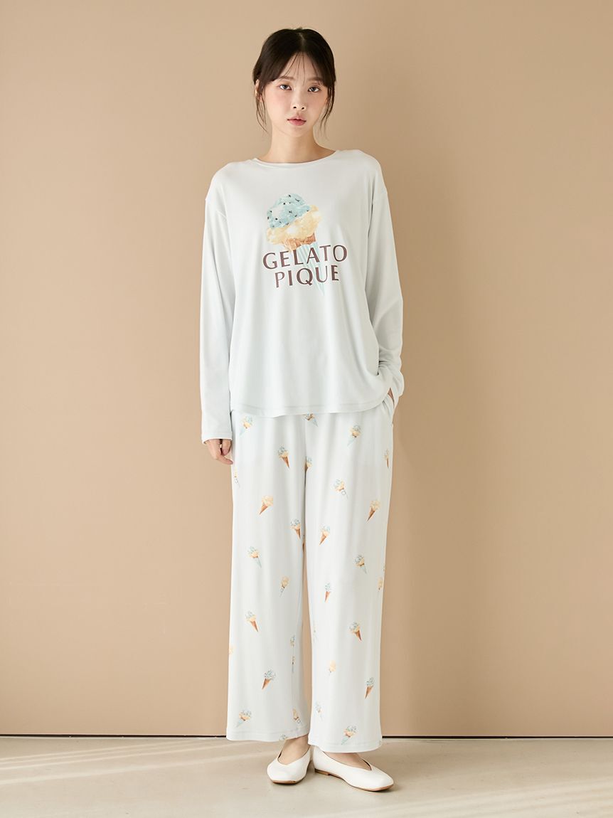 gelato pique「アイス柄ロングパンツ」|ルームウェア|