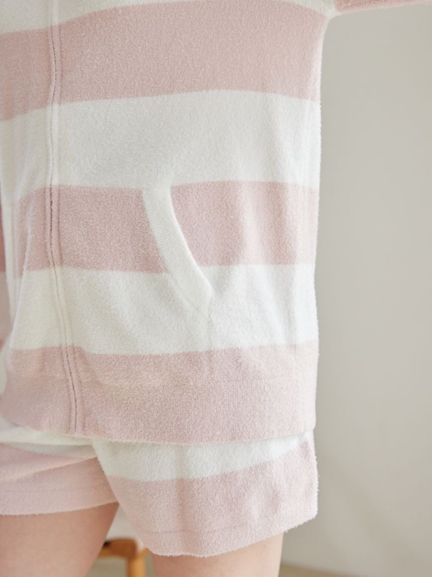 gelato pique「スムーズィー2ボーダーパーカ」|ルームウェア|