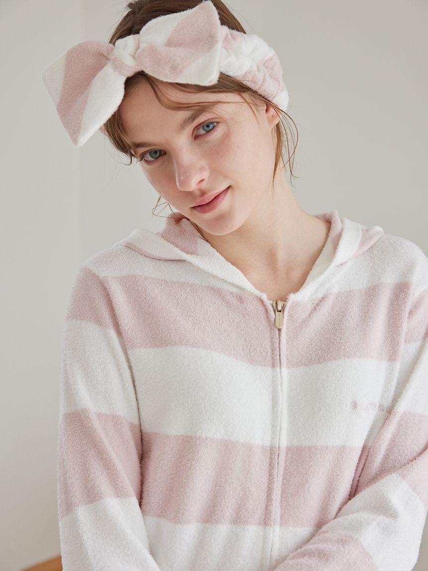 gelato pique「スムーズィー2ボーダーパーカ」|ルームウェア|