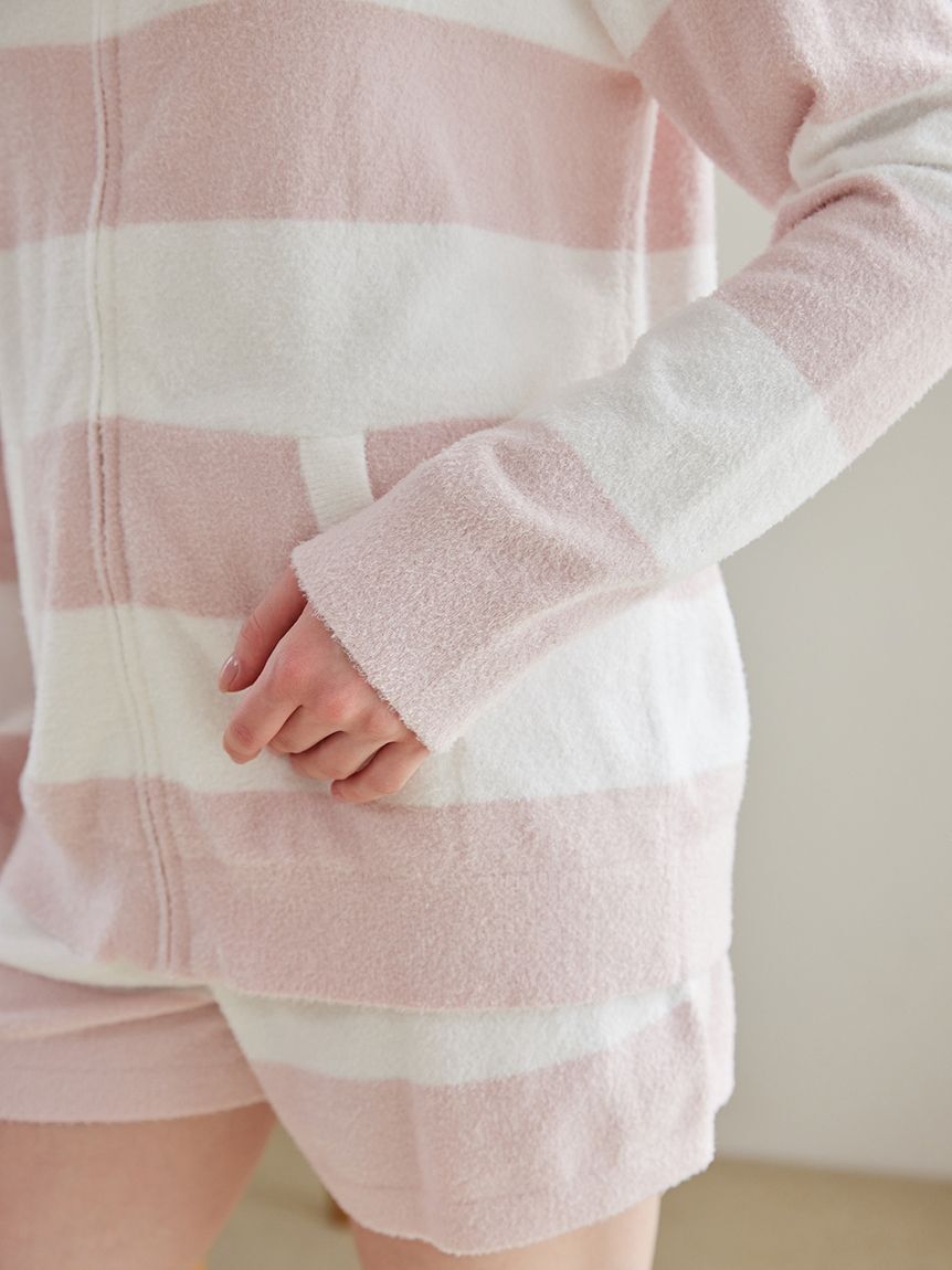 gelato pique「スムーズィー2ボーダーパーカ」|ルームウェア|