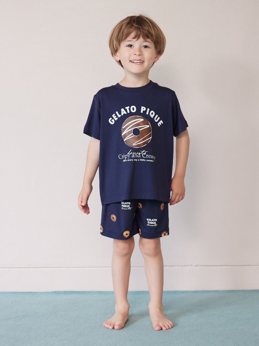 GELATO PIQUE KIDS & BABY「【KIDS】ドーナツ総柄パンツ」|ルームウェア|NVY