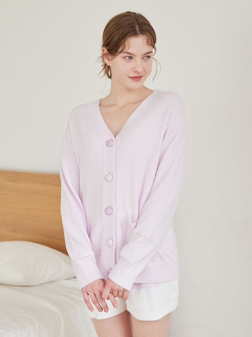 gelato pique「ウォッシャブルスムーズィーカーディガン」|ルームウェア|