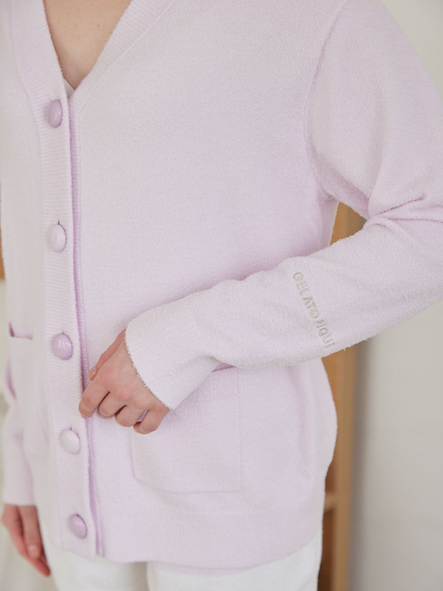 gelato pique「ウォッシャブルスムーズィーカーディガン」|ルームウェア|