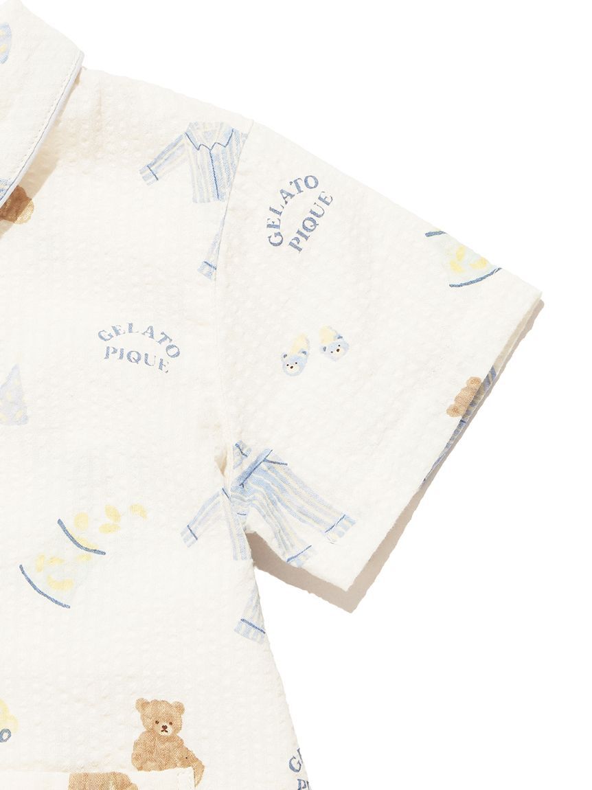 GELATO PIQUE KIDS & BABY「【BABY】パジャマパーティー柄ロンパース」|ロンパース|