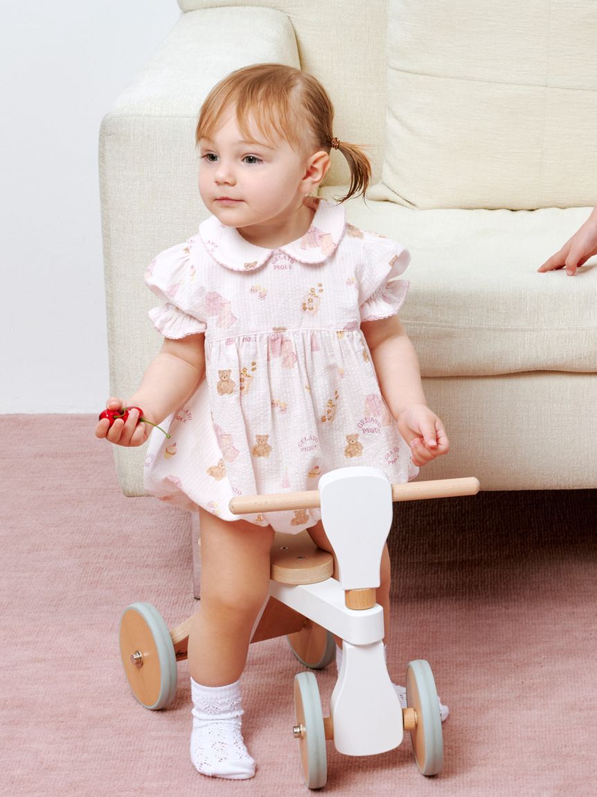 GELATO PIQUE KIDS & BABY「【BABY】パジャマパーティー柄シャーリングシャツ」|その他ベビーウェア|PNK