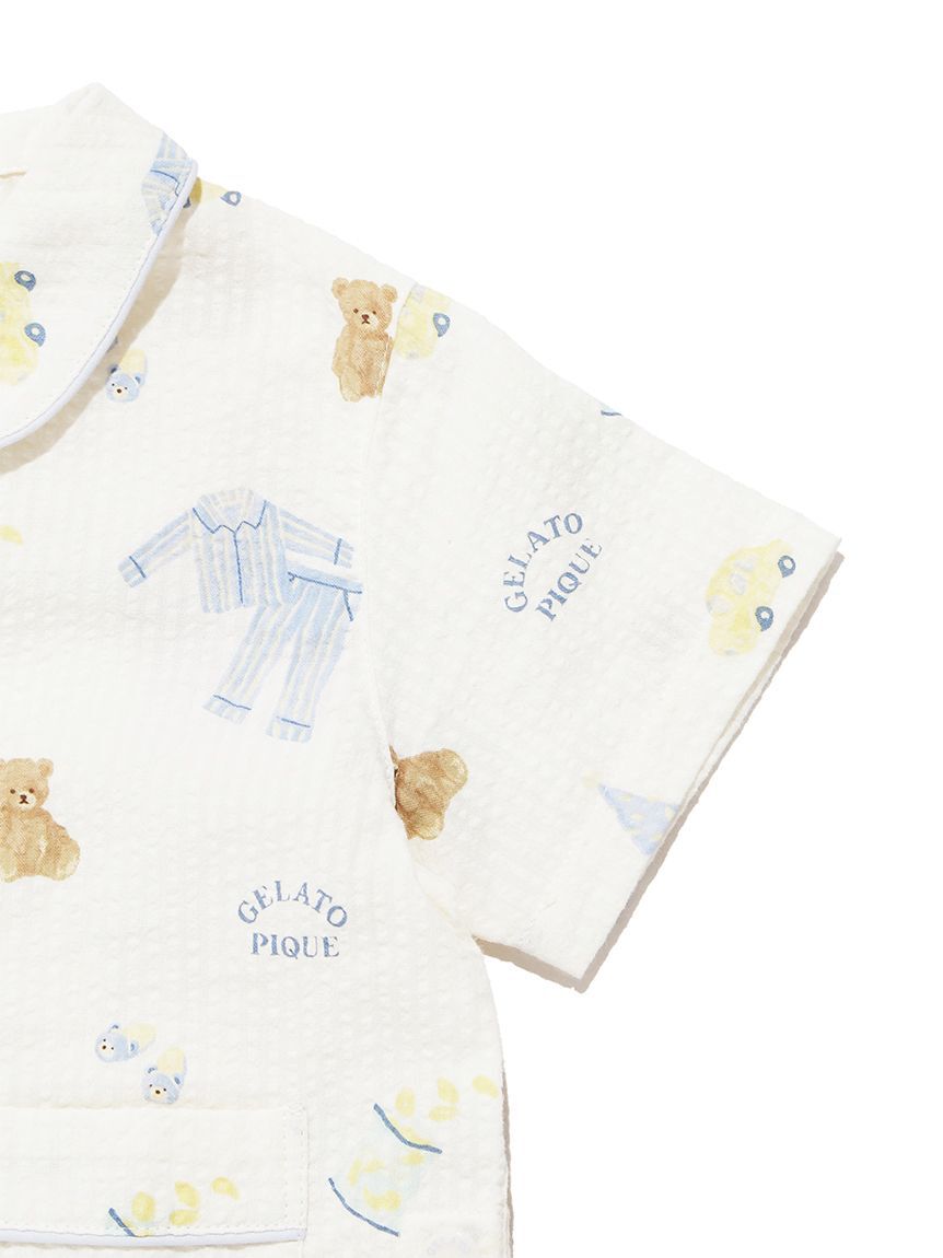 GELATO PIQUE KIDS & BABY「【BABY】パジャマパーティー柄シャツ」|その他ベビーウェア|