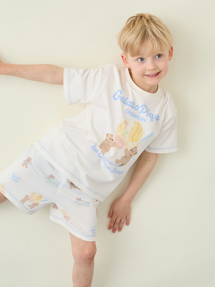 GELATO PIQUE KIDS & BABY「【KIDS】【接触冷感】アイスクリームベア柄ショートパンツ」|その他|