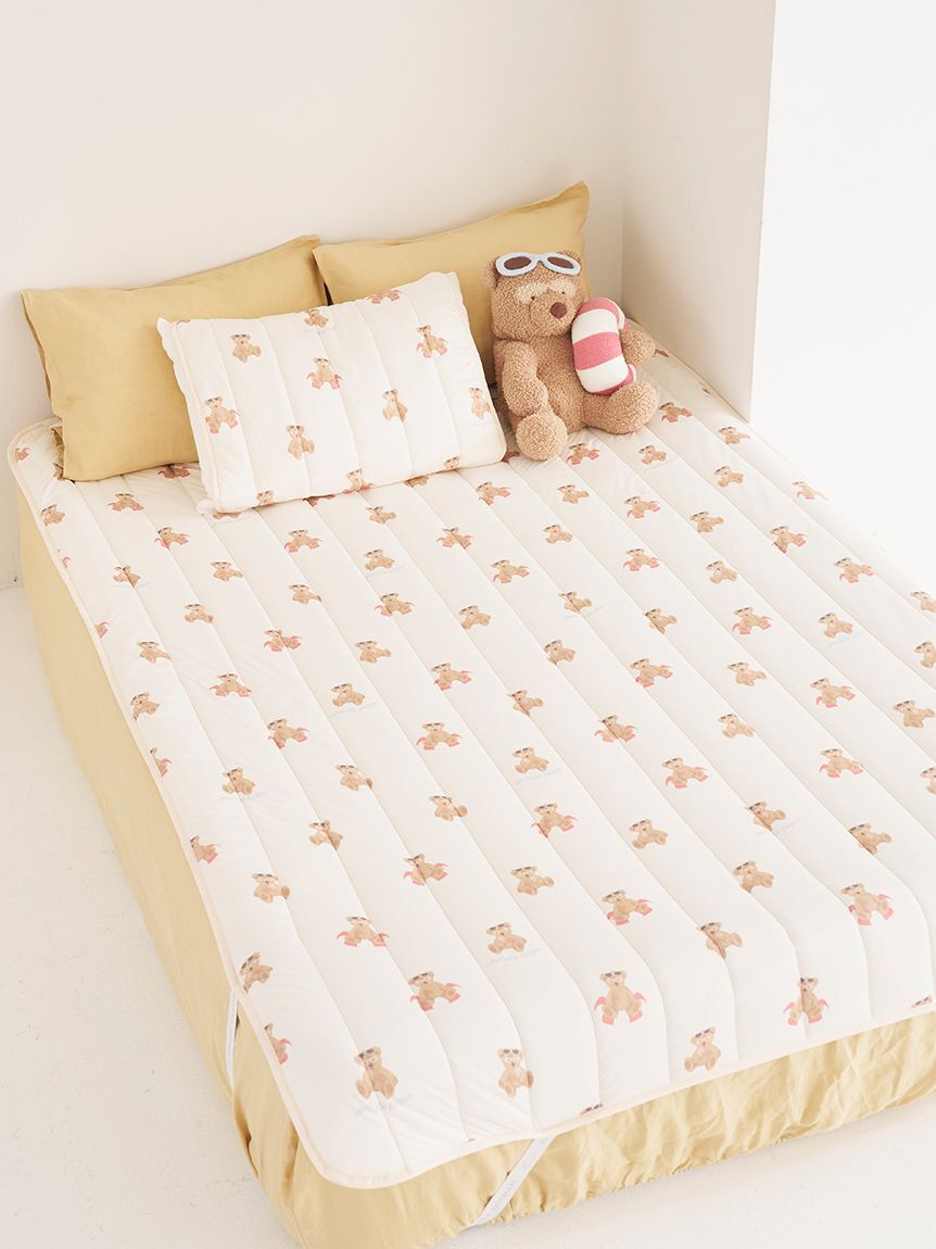 gelato pique Sleep「【Sleep】【接触冷感】サマーベア柄ピローパッド」|その他|