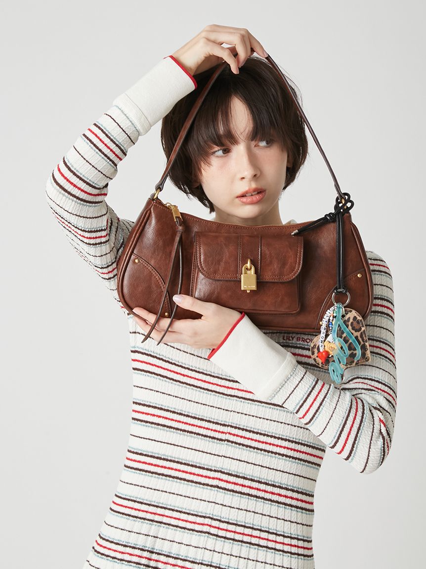 LILY BROWN「パッドロックホーボーバッグ」|ハンドバッグ|