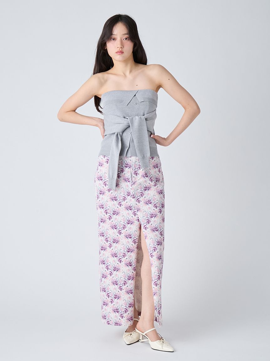 LILY BROWN「デニムロングスカート」|スカート|